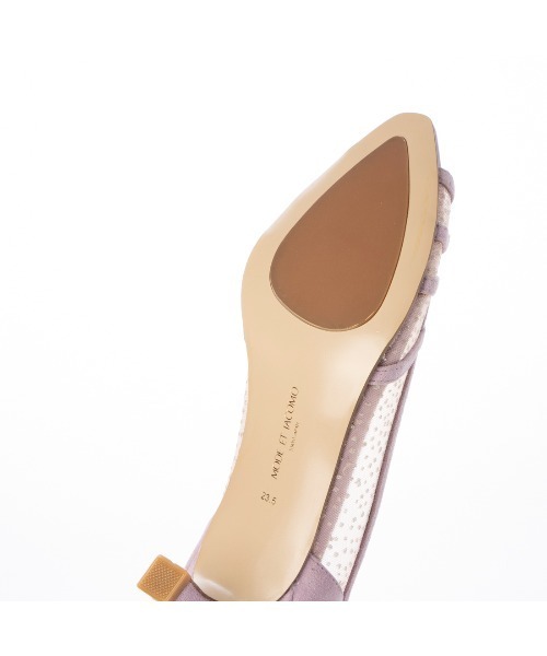 Mode et Jacomo（モードエジャコモ）の「チュールオープントゥパンプス（パンプス・レディース・ゴールド/ブラック/ラベンダー・23cm/24.5cm/24cm/23.5cm/22.5cm）」の18枚目の写真