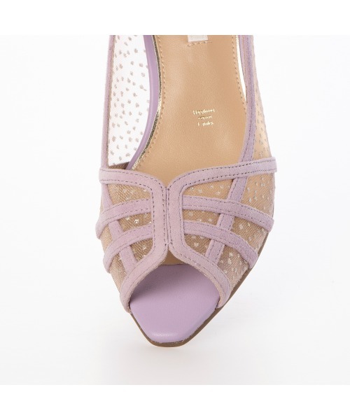 Mode et Jacomo（モードエジャコモ）の「チュールオープントゥパンプス（パンプス・レディース・ゴールド/ブラック/ラベンダー・23cm/24.5cm/24cm/23.5cm/22.5cm）」の17枚目の写真