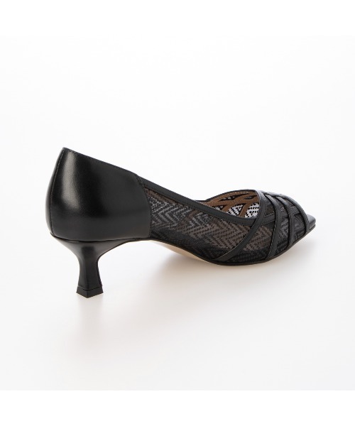 Mode et Jacomo（モードエジャコモ）の「チュールオープントゥパンプス（パンプス・レディース・ゴールド/ブラック/ラベンダー・23cm/24.5cm/24cm/23.5cm/22.5cm）」の10枚目の写真