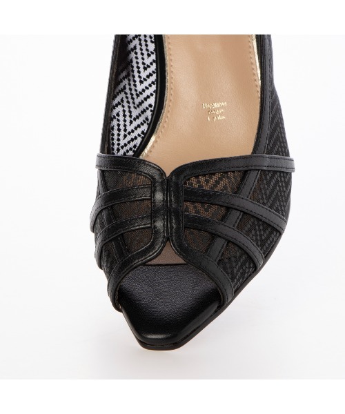 Mode et Jacomo（モードエジャコモ）の「チュールオープントゥパンプス（パンプス・レディース・ゴールド/ブラック/ラベンダー・23cm/24.5cm/24cm/23.5cm/22.5cm）」の9枚目の写真