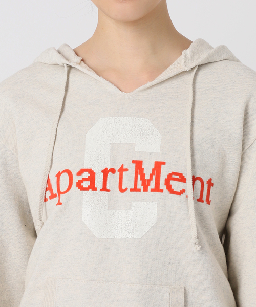 SLOBE citron.(スローブシトロン)の「SLOBE citron. apartment ロゴパーカー(パーカー・レディース・オートミール/ネイビー・FREE)」の15枚目の写真