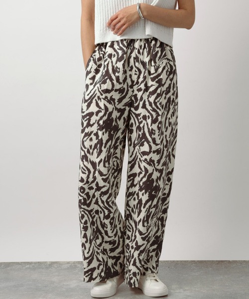 BARNYARDSTORM（バンヤードストーム）の「BARNYARDSTORM / リネンワイドパンツ（その他パンツ・レディース・ベージュ/ブラック/オフホワイト/ブルー・S/M/L）」の20枚目の写真