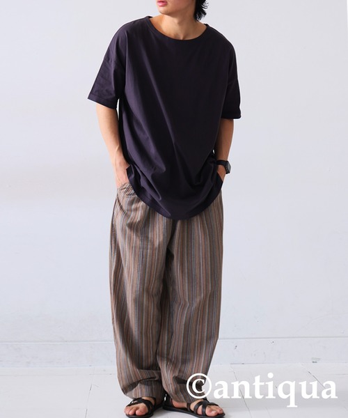 セール】ベーシック半袖Tシャツ（Tシャツ/カットソー）｜antiqua