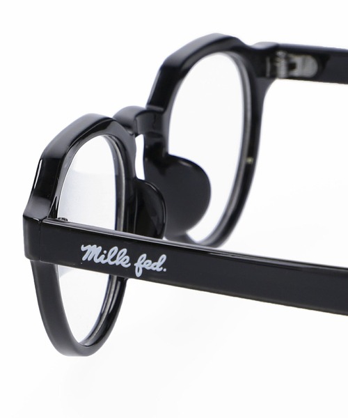 MILKFED.（ミルクフェド）の「ICING LOGO DAILY GLASSES（メガネ・レディース・ブラウン/ブラック・ONE SIZE）」の9枚目の写真