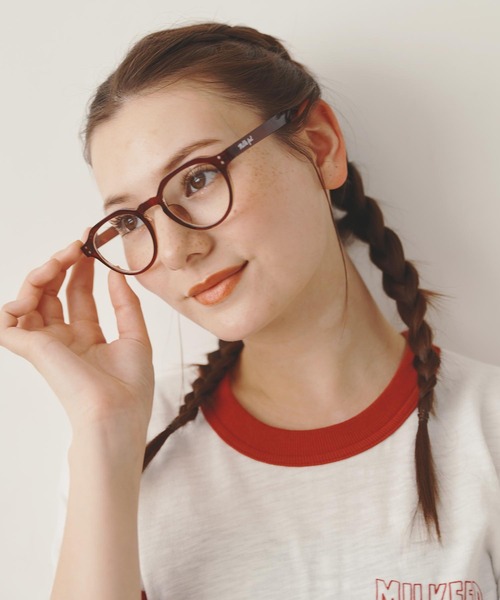 MILKFED.（ミルクフェド）の「ICING LOGO DAILY GLASSES（メガネ・レディース・ブラウン/ブラック・ONE SIZE）」の11枚目の写真