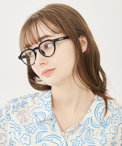MILKFED.（ミルクフェド）の「ICING LOGO DAILY GLASSES（メガネ・レディース・ブラウン/ブラック・ONE SIZE）」の14枚目の写真