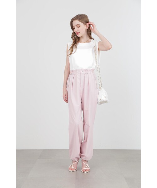 韓国 The barnnet ピンク 巾着型バッグ ツイード 韓国 The barnnet ピンク 巾着型バッグ ツイード セール】ツイード巾着