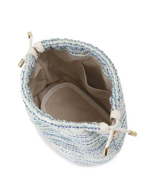 PINKY&DIANNE（ピンキーアンドダイアン）の「ツイード巾着BAG（ショルダーバッグ・レディース・グリーン/ホワイト・ONE SIZE）」の11枚目の写真