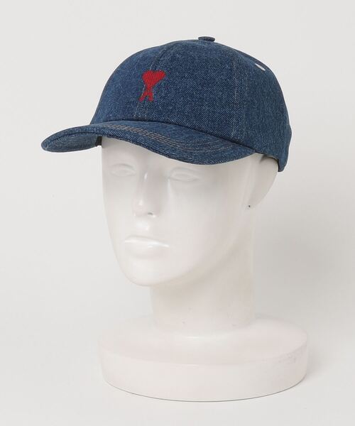 新品 完売品AMI DE COEUR エンブロイダリー キャップ ブラウン コットン Ami De Coeur エンブロイダリー キャップ