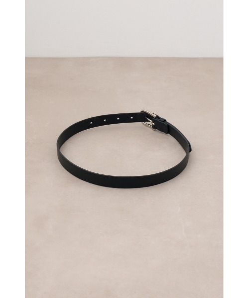 AZUL by moussy（アズールバイマウジー）の「フェイクレザープレーンベルト（ベルト・レディース・ブラック/ブラウン・FREE）」の6枚目の写真