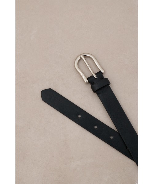 AZUL by moussy（アズールバイマウジー）の「フェイクレザープレーンベルト（ベルト・レディース・ブラック/ブラウン・FREE）」の8枚目の写真