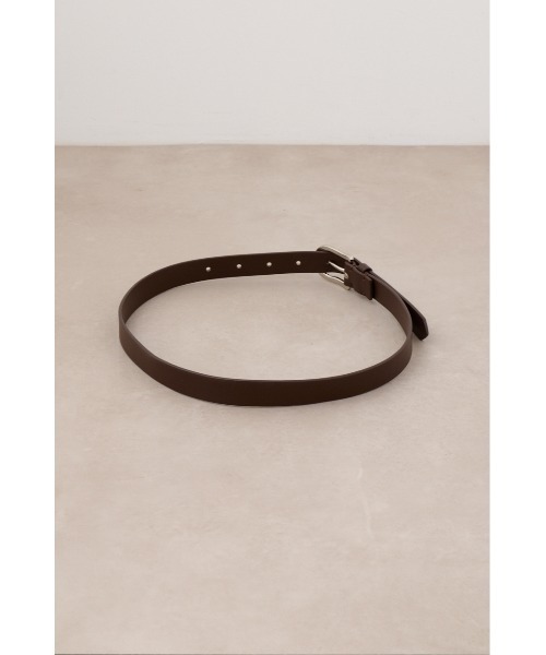 AZUL by moussy（アズールバイマウジー）の「フェイクレザープレーンベルト（ベルト・レディース・ブラック/ブラウン・FREE）」の12枚目の写真