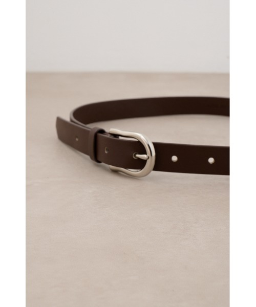 AZUL by moussy（アズールバイマウジー）の「フェイクレザープレーンベルト（ベルト・レディース・ブラック/ブラウン・FREE）」の13枚目の写真