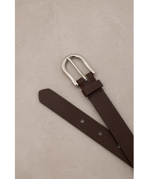 AZUL by moussy（アズールバイマウジー）の「フェイクレザープレーンベルト（ベルト・レディース・ブラック/ブラウン・FREE）」の14枚目の写真