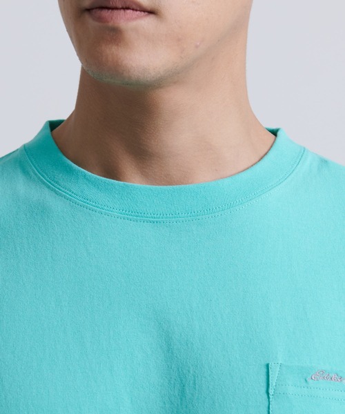 Eddie Bauer(エディーバウアー)の「ロゴ刺繍 ポケット 半袖 Tシャツ(Tシャツ/カットソー・メンズ・ホワイト/ネイビー/ベージュ/ブラック/エメラルドブルー・M/S/XL/L/XXL/XS)」の6枚目の写真