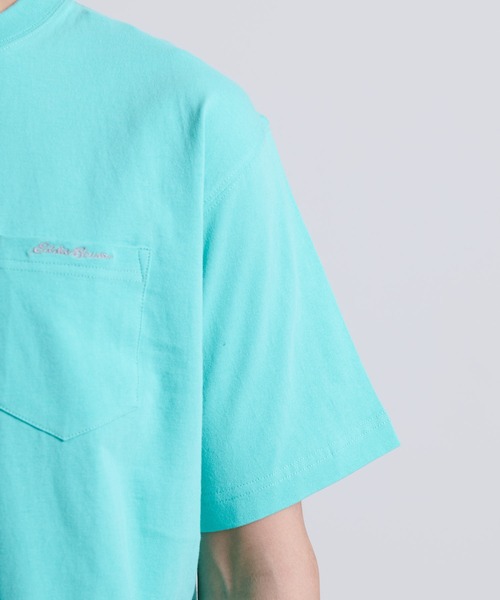 Eddie Bauer(エディーバウアー)の「ロゴ刺繍 ポケット 半袖 Tシャツ(Tシャツ/カットソー・メンズ・ホワイト/ネイビー/ベージュ/ブラック/エメラルドブルー・M/S/XL/L/XXL/XS)」の7枚目の写真