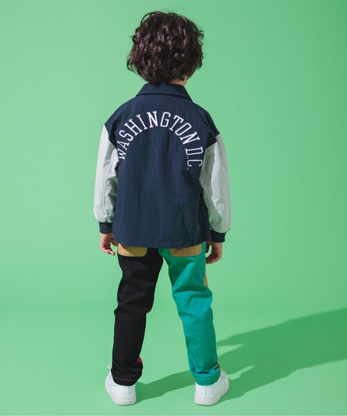 BREEZE（ブリーズ）の「バックロゴコーチジャケット（テーラードジャケット・キッズ・イエロー/ネイビー・120/110/100/90/80/140/130/150）」の13枚目の写真