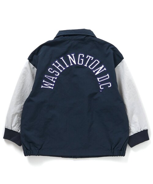 BREEZE（ブリーズ）の「バックロゴコーチジャケット（テーラードジャケット・キッズ・イエロー/ネイビー・120/110/100/90/80/140/130/150）」の10枚目の写真