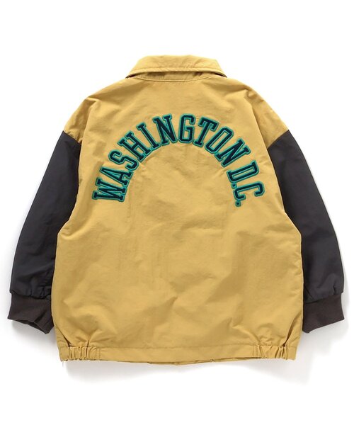 BREEZE（ブリーズ）の「バックロゴコーチジャケット（テーラードジャケット・キッズ・イエロー/ネイビー・120/110/100/90/80/140/130/150）」の9枚目の写真