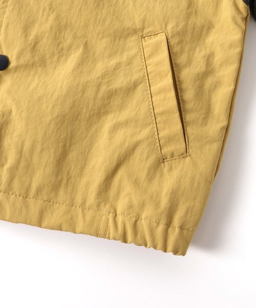 BREEZE（ブリーズ）の「バックロゴコーチジャケット（テーラードジャケット・キッズ・イエロー/ネイビー・120/110/100/90/80/140/130/150）」の4枚目の写真