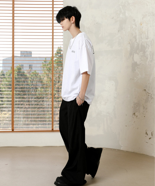 【セール】【neos】CONVERSE コンバース ルーズシルエット ロゴ刺繍 発泡プリント ドローコード ハーフスリーブ Tシャツ（Tシャツ/カットソー）｜CONVERSE（コンバース）