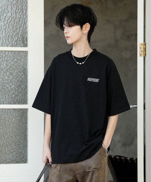 【セール】【neos】CONVERSE コンバース ルーズシルエット ロゴ刺繍 発泡プリント ドローコード ハーフスリーブ Tシャツ（Tシャツ/カットソー）｜CONVERSE（コンバース）