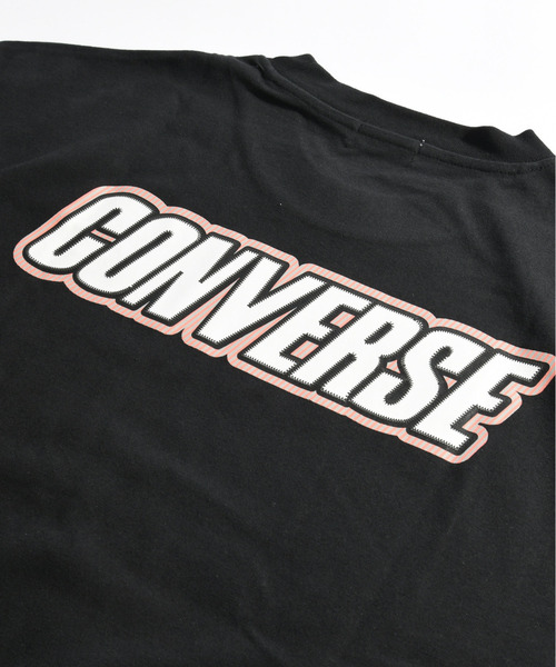 【セール】【neos】CONVERSE コンバース ルーズシルエット ロゴ刺繍 発泡プリント ドローコード ハーフスリーブ Tシャツ（Tシャツ/カットソー）｜CONVERSE（コンバース）