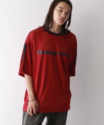 Ridingmania | 【Ridingmania】袖ライン/スポーティメッシュTシャツ(Tシャツ/カットソー)