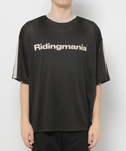 Ridingmania（ライディングマニア）の「【Ridingmania】袖ライン/スポーティメッシュTシャツ（Tシャツ/カットソー・メンズ・レッド/ブラック・LARGE/MEDIUM）」の19枚目の写真