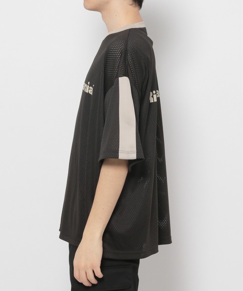 Ridingmania（ライディングマニア）の「【Ridingmania】袖ライン/スポーティメッシュTシャツ（Tシャツ/カットソー・メンズ・レッド/ブラック・LARGE/MEDIUM）」の20枚目の写真