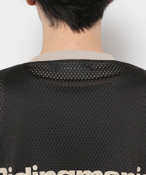 Ridingmania（ライディングマニア）の「【Ridingmania】袖ライン/スポーティメッシュTシャツ（Tシャツ/カットソー・メンズ・レッド/ブラック・LARGE/MEDIUM）」の22枚目の写真