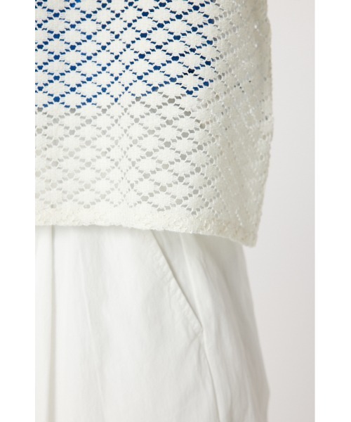 RODEO CROWNS WIDE BOWL（ロデオクラウンズワイドボウル）の「カスタムレースシャツ（シャツ/ブラウス・レディース・ブラック/オフホワイト/サックスブルー・FREE）」の13枚目の写真