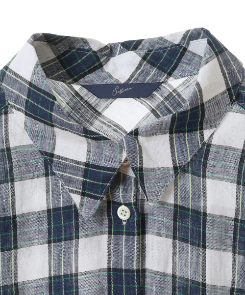 SOFFITTO(ソフィット)の「ビックシルエットシャツ(シャツ/ブラウス・レディース・イエロー系その他/ブルー系その他/チェック・FREE)」の12枚目の写真