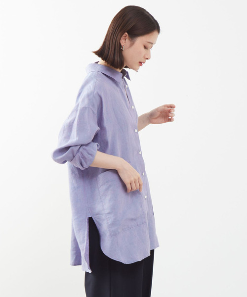 SOFFITTO(ソフィット)の「ビックシルエットシャツ(シャツ/ブラウス・レディース・イエロー系その他/ブルー系その他/チェック・FREE)」の18枚目の写真