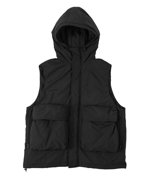 Kelen（ケレン）の「mcg3464-HYATT PUFF VEST ビッグポケットパフ
