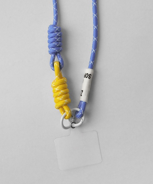 minia（ミニア）の「ロゴパッチのロープネックストラップ（スマホグッズ・レディース・ブラック/スカイブルー/ブルー・FREE）」の7枚目の写真