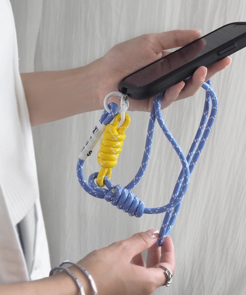 minia（ミニア）の「ロゴパッチのロープネックストラップ（スマホグッズ・レディース・ブラック/スカイブルー/ブルー・FREE）」の16枚目の写真