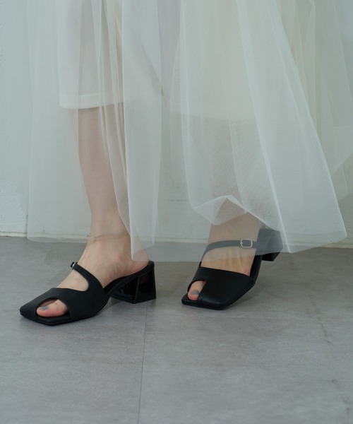COLONY 2139(コロニートゥーワンスリーナイン)の「サムホールサンダル(サンダル・レディース・ブラック/パープル/ホワイト・MEDIUM/LARGE)」の18枚目の写真