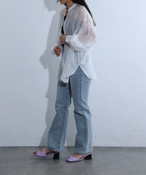 COLONY 2139(コロニートゥーワンスリーナイン)の「サムホールサンダル(サンダル・レディース・ブラック/パープル/ホワイト・MEDIUM/LARGE)」の5枚目の写真