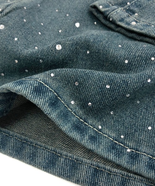 SHEENA（シーナ）の「ラインストーンデニムパンツ（デニムパンツ・レディース・ブルー/ブラック・M/S/L）」の20枚目の写真