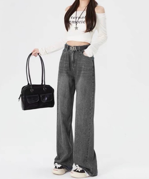 コーデの主役級♡CHANEL ラインストーンデニム ㅤㅤㅤㅤㅤㅤㅤㅤㅤㅤㅤㅤㅤ 毎日暑くて困る🥹 おnewなデニムは