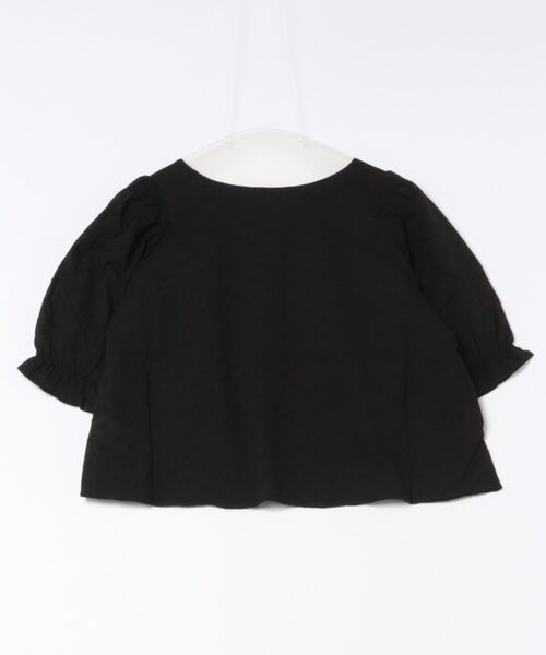 flower(フラワー)の「ペタルラッフルブラウス(シャツ/ブラウス・レディース・ブラック/ホワイト・FREE)」の3枚目の写真