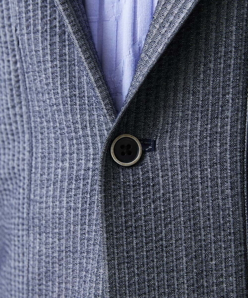 MK MICHEL KLEIN HOMME (エムケーミッシェルクランオム)の「ロングフードコーディガン(カーディガン/ボレロ・メンズ・ダークネイビー/ブルー/ブラック・46/48)」の9枚目の写真