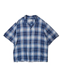 TOWNCRAFT（タウンクラフト）の「TOWNCRAFT / タウンクラフト 60S LOOP COLLAR SS SHIRTS オンブレチェック ループカラー オープンカラー（シャツ/ブラウス・メンズ）」