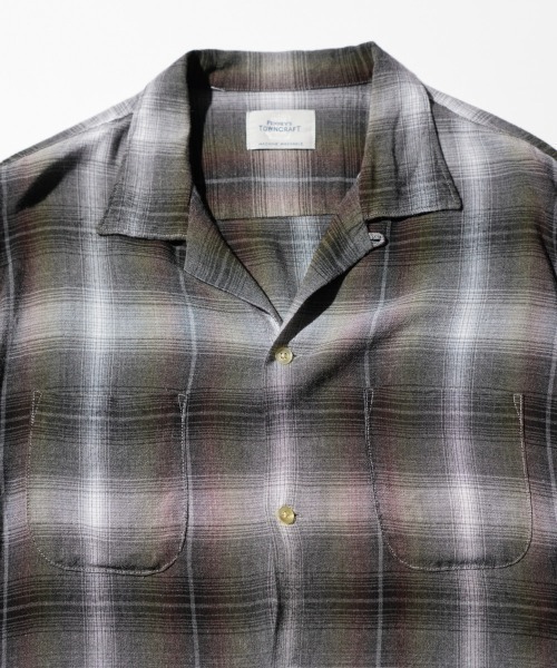 TOWNCRAFT / タウンクラフト 60S LOOP COLLAR SS SHIRTS