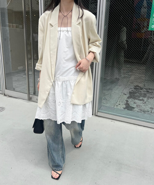 mystic（ミスティック）の「【マルチWAY】スカラップレーススカート（スカート・レディース・オフホワイト・FREE）」の9枚目の写真