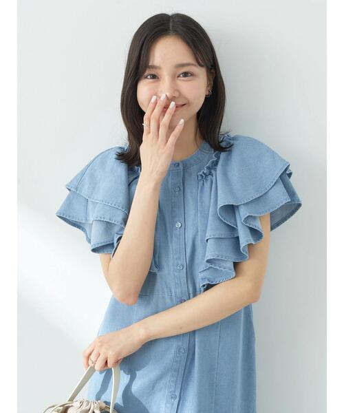 日本未入荷♪Monsoon*ラッフルデザインワンピース MISCH MASCH ワンピース 2025春夏新作 オープンショルダー