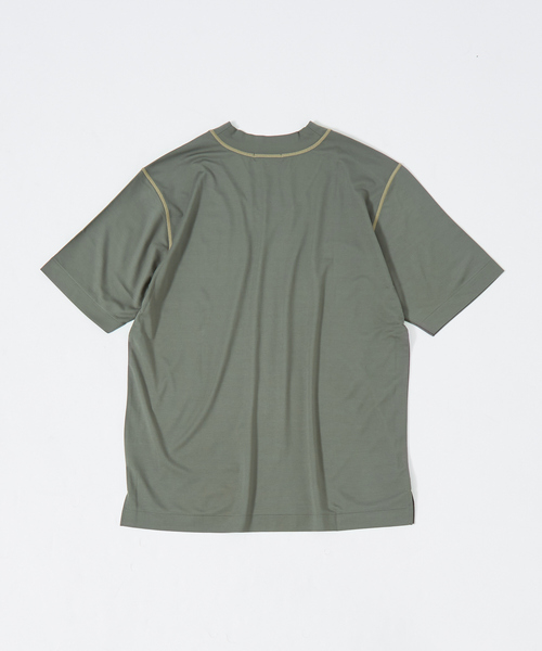 DESIGNWORKS(デザインワークス)の「重ねVネック 半袖Tシャツ(Tシャツ/カットソー・メンズ・グレー・50/46/48)」の7枚目の写真