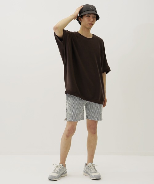 ACQUIESCE(アクイエス)の「スパンシアサッカーショートパンツ(その他パンツ・メンズ・ホワイト×ネイビー/ブラック系その他/ネイビー/ホワイト/ホワイト×グレー/ホワイト×ブルー/ホワイト×ピンク・MEDIUM/X-LARGE/LARGE)」の9枚目の写真