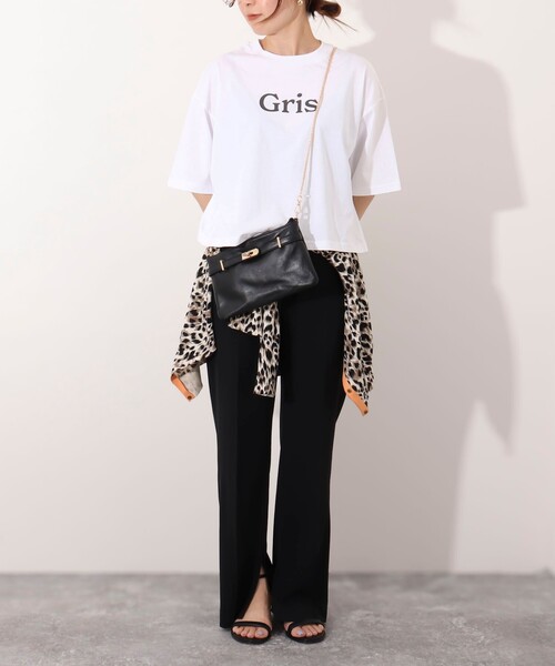 NOLLEY’S（ノーリーズ）の「ヒネリカナグチェーンポシェット（ショルダーバッグ・レディース・ブラック/ゴールド・FREE）」の9枚目の写真